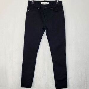Topman Black Stretch Skinny Jeans Size 30x32